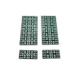 Custom Circuit Solutions – Highly Configurable SMD Resistor/Capacitor to DIP Adapter Header, Multiple Pin-to-Pin Soldering Options, 0603/0805 Pad Sizes – 10 Pieces