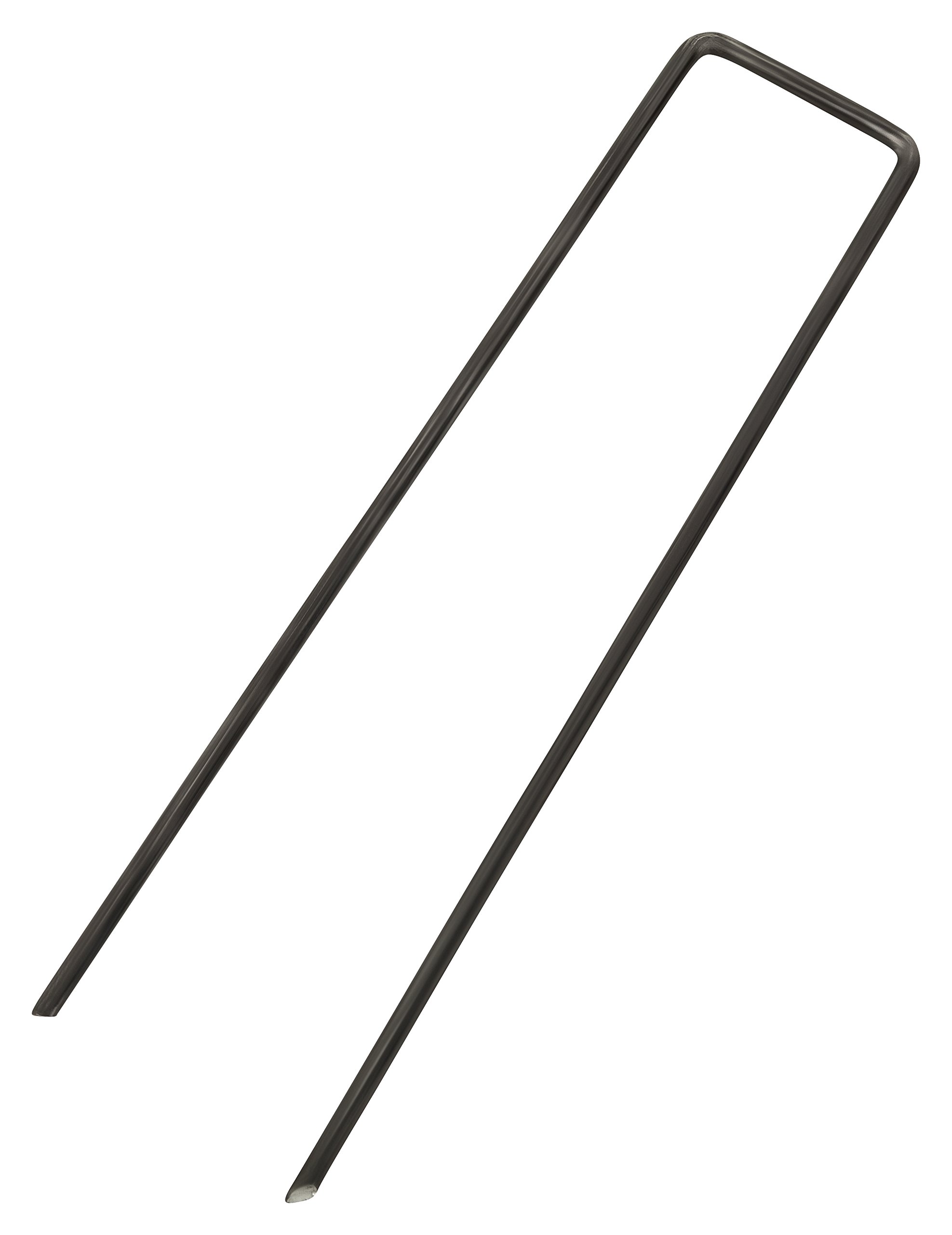 WUNDERGARDEN 300 Grapas de sujeción de Acero para el Ajuste de Mallas geotextiles y Telas contra Malas Hierbas o Acampada - Pinchos para el Suelo - 150 x 25 mm - Ø 2,7 mm