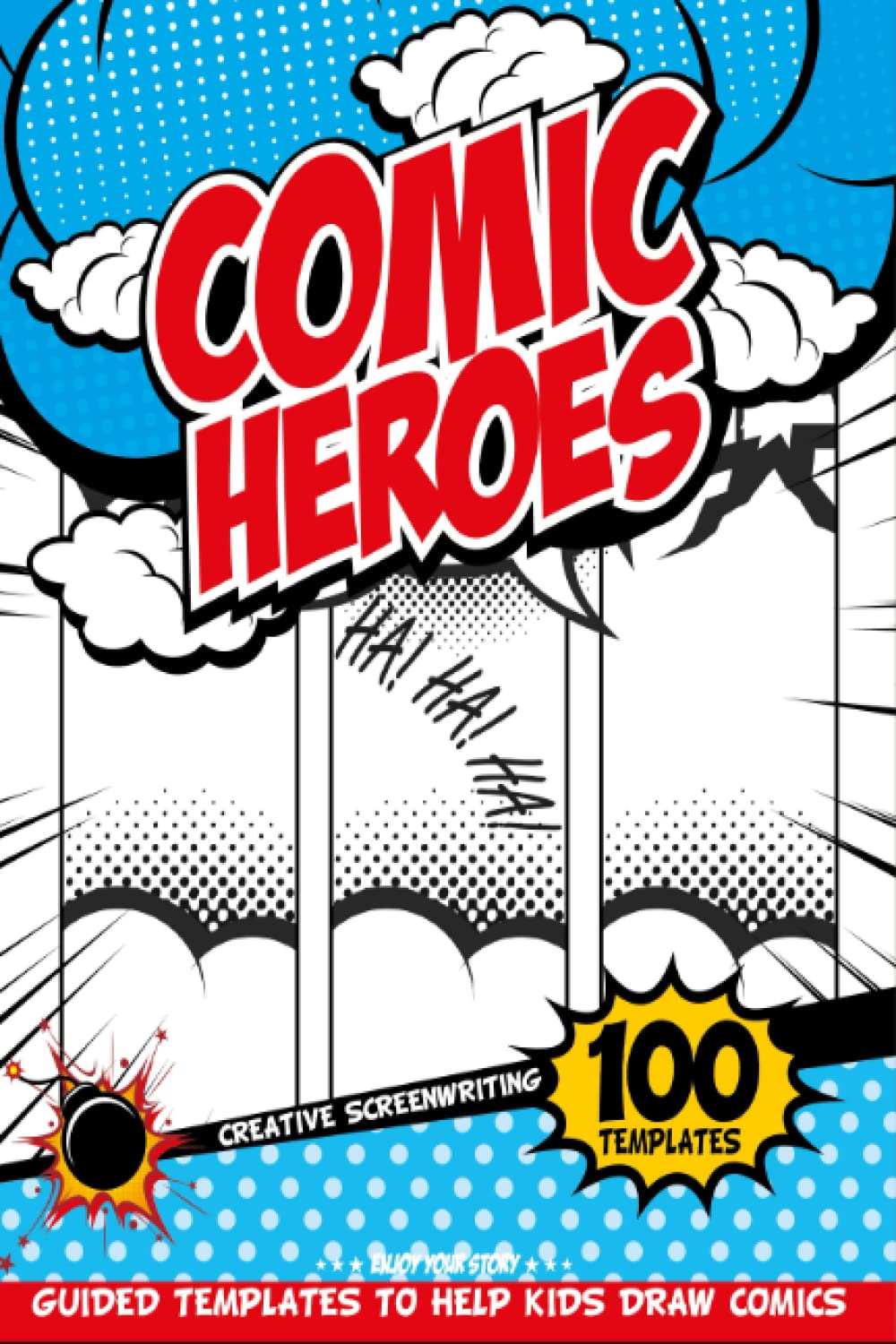 Draw Comic Strips: Comic Strip Maker | Road Trip Activities For Kids With Creative Writing And Drawing Templates | Cartoon Party Favors For Boys 8-12