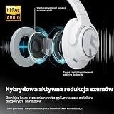 SoundPEATS Space Audifonos Inalámbricos Bluetooth5.3 Diadema Plegables Cancelación de Ruido Activa z Híbridos Reducción de Ruido de Llamada ENC Altavoz Dinámico de 40mm Modo de Juego Multipoint 123H