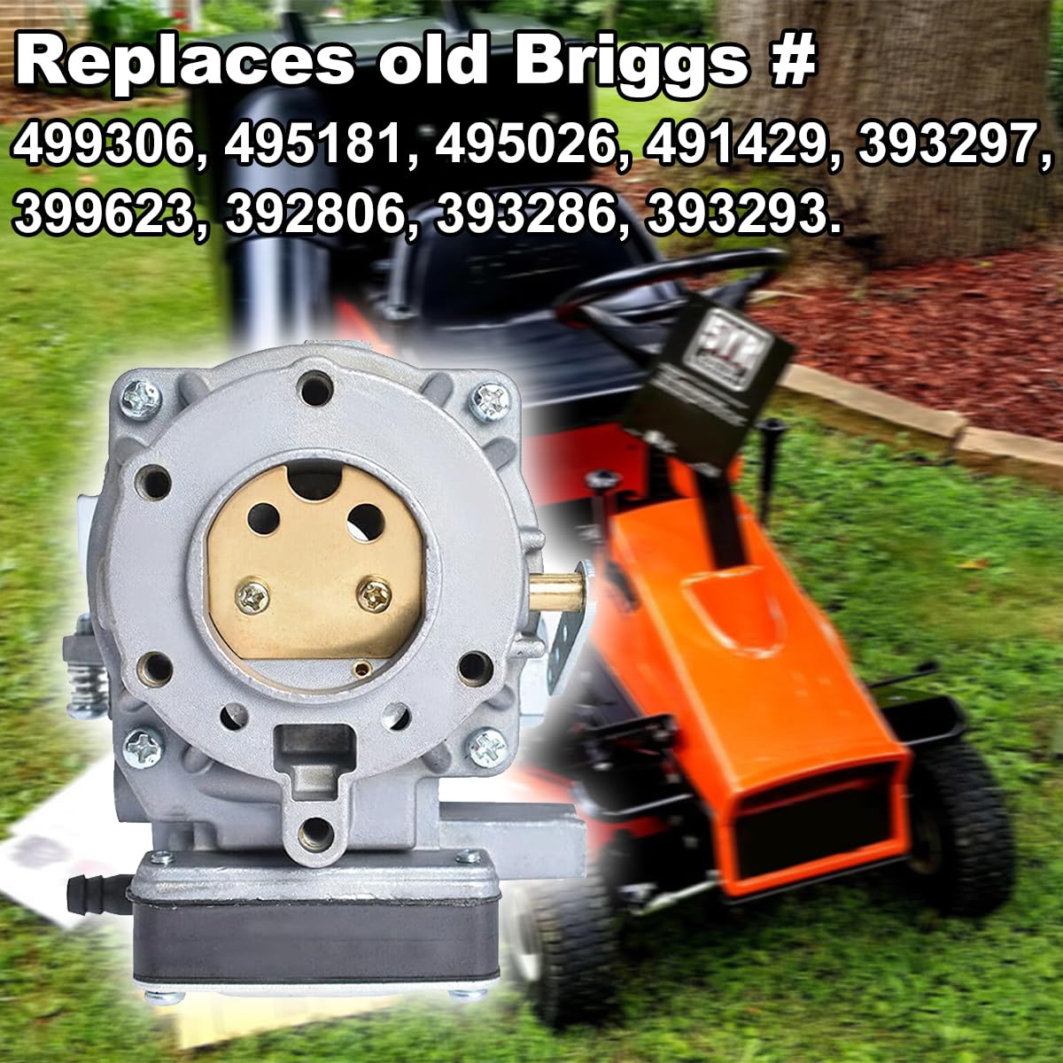 693480 Vergaser ist geeignet für Briggs & Stratton 917270821 694056 693480 693479 und ersetzt 495181 499306 397245 399623 16 PS