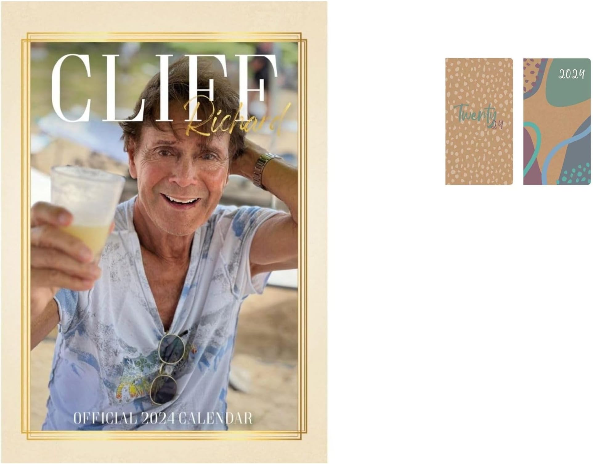 Cliff Richard A3 Calendar 2024 + FSC ECO-FRIENDLY DIARY