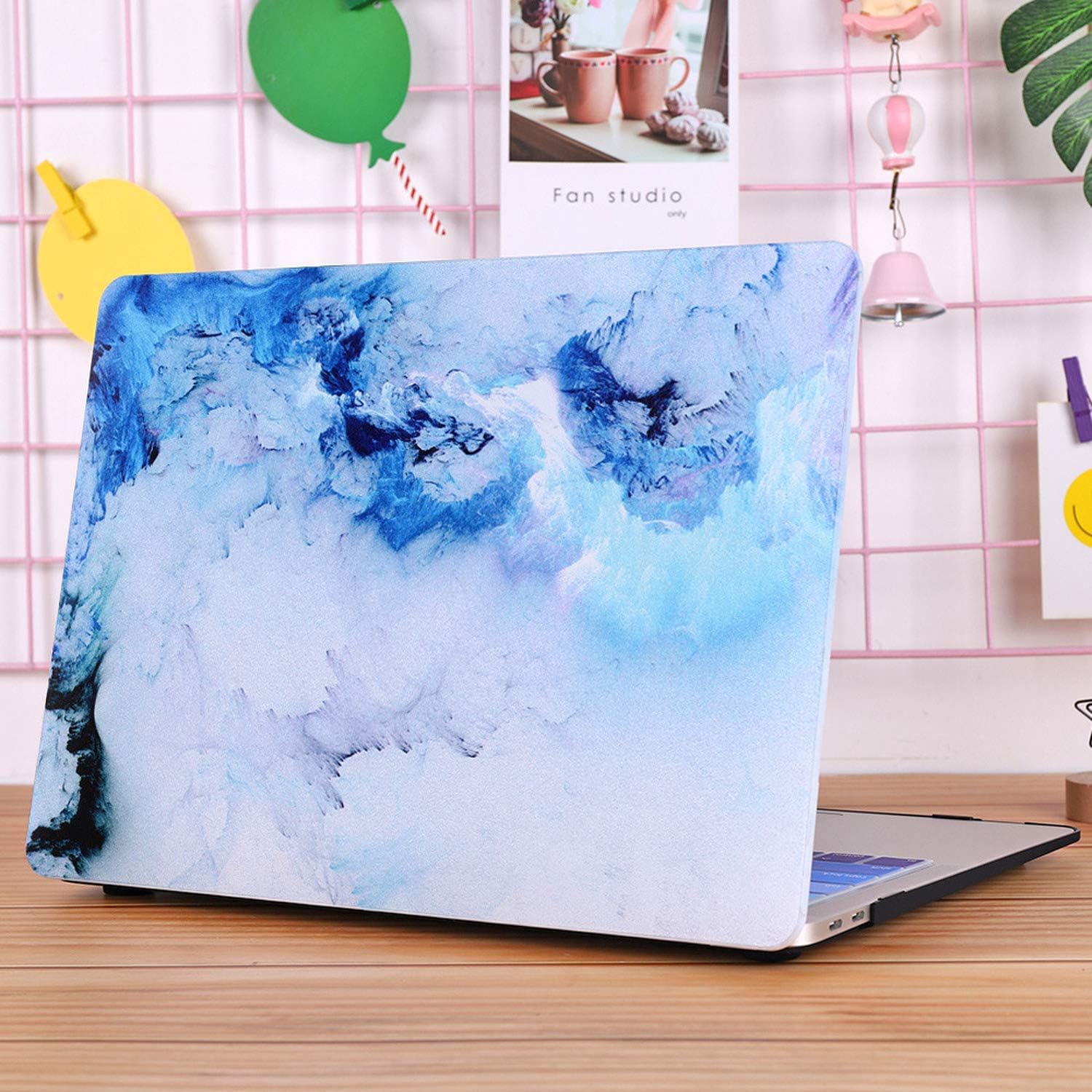 Marble Pattern Matte Rubberized Hard Case Cover for MacBook Pro Retina 13.3 15.4 Air 13.3 Retina 12inch New Air 13 2018 (Model (A1708),RS556)