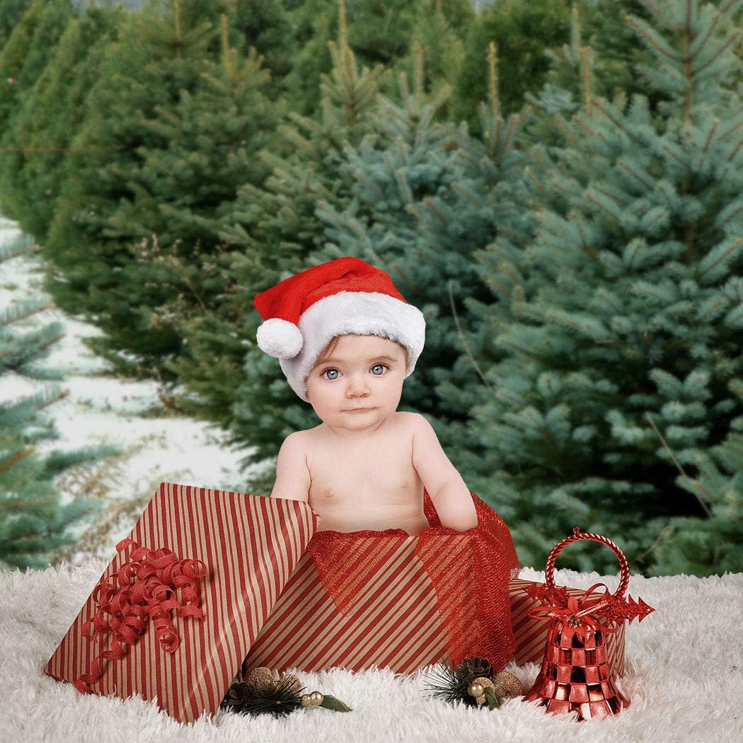 Grеаtеѕt Prоduсt Allenjoy 10x8ft Christmas Tree Farm Winter Green Pine Backdrop for Studio Photography Picture Holiday Xmas Snow Background Home Decor Newborn Party Decoration Family Portrait Photoshoot Props Supplies