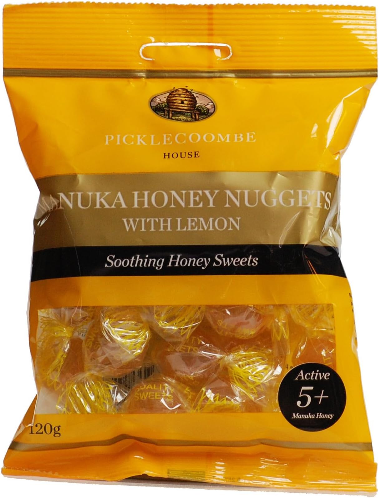 Picklecoombe Manuka Honey and Lemon Nuggets, 120 g