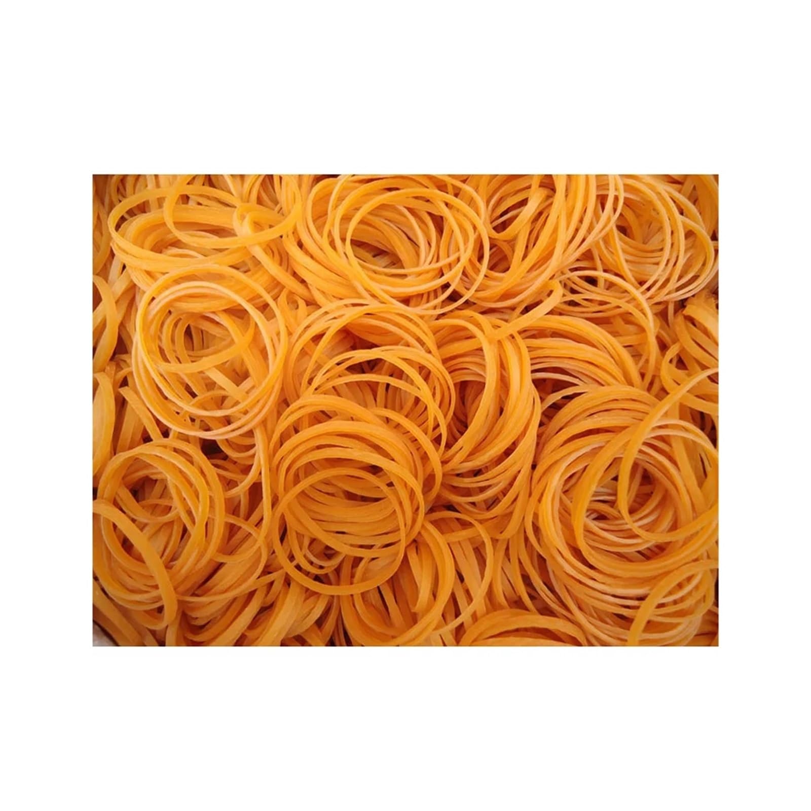 Mmlfx 50X3x1.5mm(50Pcs) Rubber Bands Elastic Bands Yellow Rubber Rings Stretchable Sturdy Rubber Elastics Bands For Office School Home Diameter 20-190Mm (Color : )