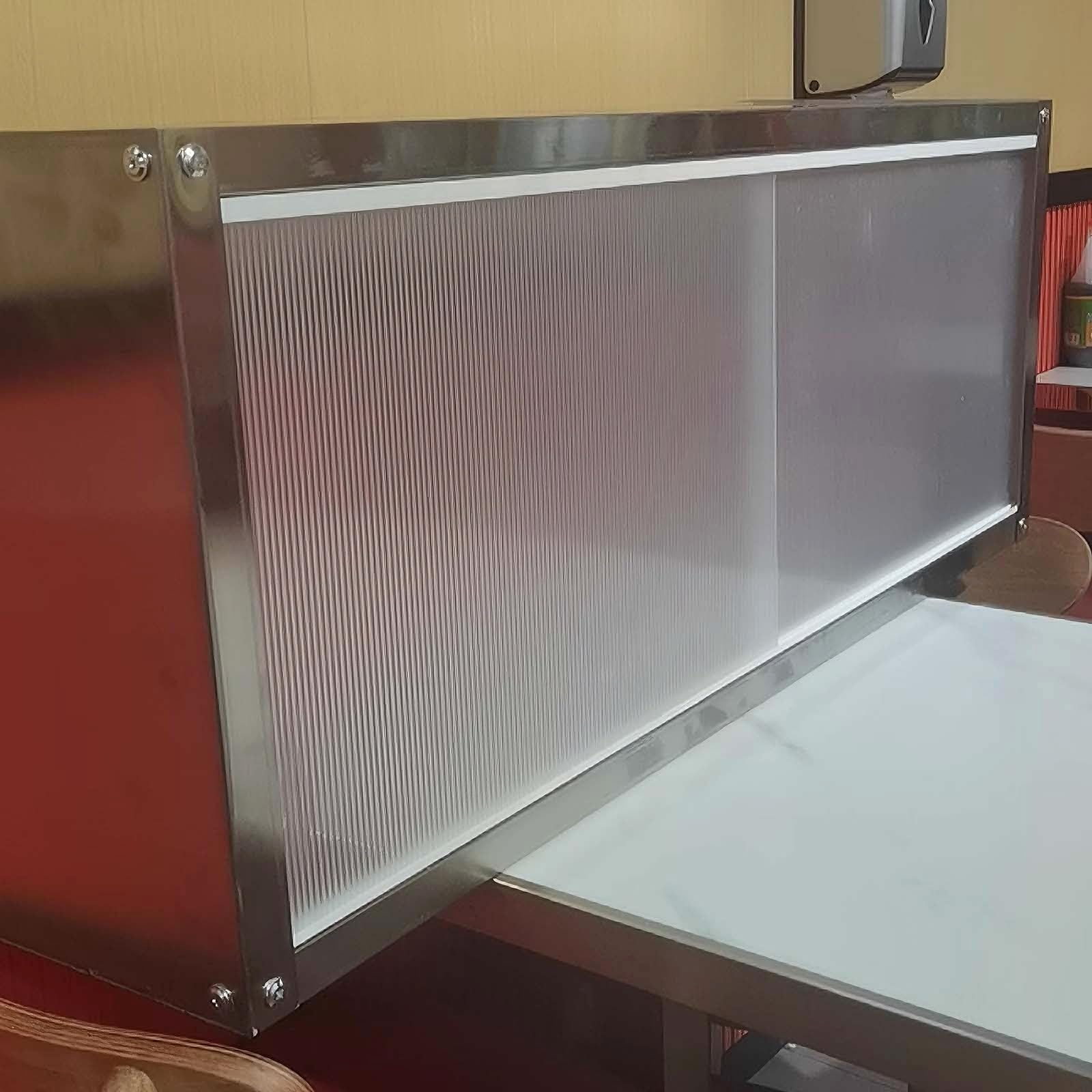 Hängeschrank Küche aus Edelstahl Mehrzweckschrank mit Acryl-Schiebetüren Wandhängende Metallschrank für Küche, Garage, Werkstatt, Restaurant, Waschküche(90 * 30 * 70cm/35.4 * 11.8 * 27.6in)