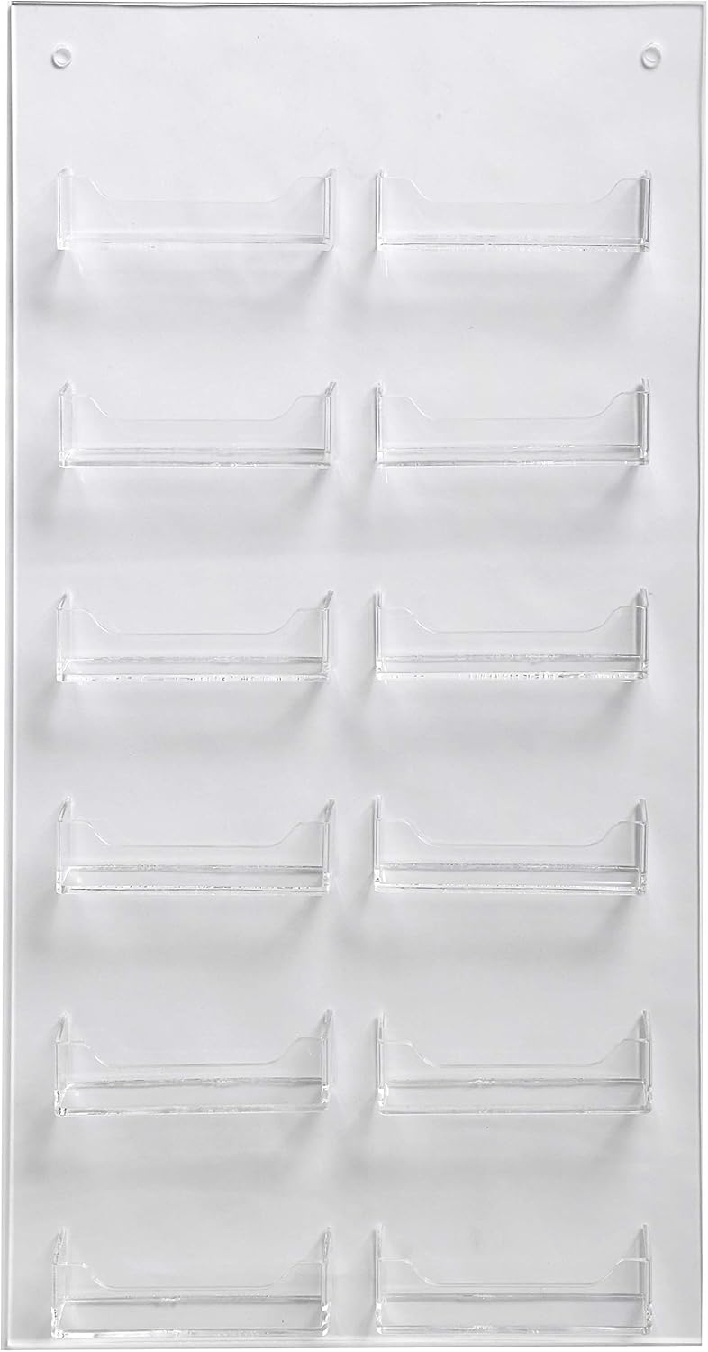 Wall Mounting Business Card Holder for 12 Business Cards