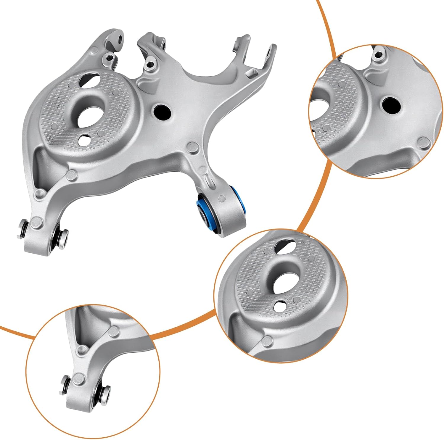 526-100 Rear Right Lower Control Arm Compatible with 2013 2014 2015 2016 2017 2018 2019 2020 Ford Fusion Lincoln MKZ Replaces RK643655 DG9Z5500B GS7Z5500J GS7Z5500A GS7Z5500E