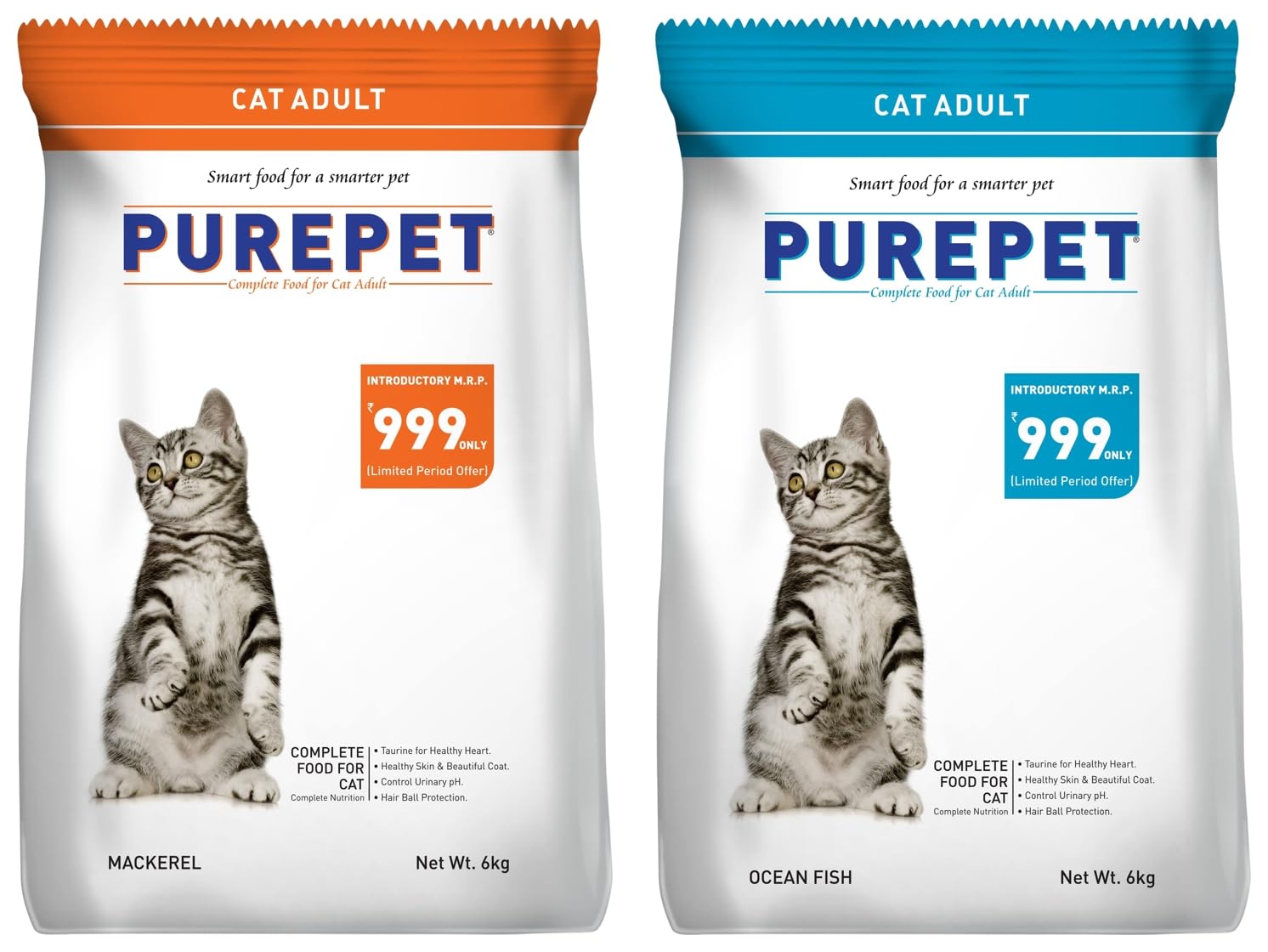 Purepet Mackerel Adult Dry Cat Food, 6 kg,Purepet Ocean Fish Adult Dry Cat Food, 6 kg (B0CV5Q39KV) Amazon Price History, Amazon Price Tracker