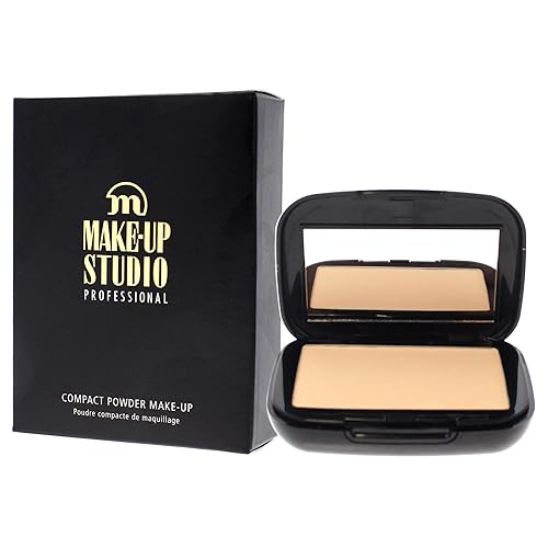 Miniatura 4 de Make-Up Studio Professional Amsterdam Base compacta en polvo 3 en 1, polvo de fijación compacto, práctico para viajar, base de larga duración,