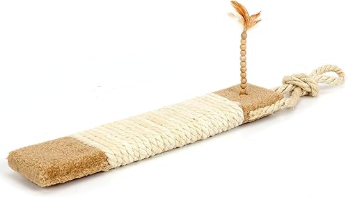 Miniatura 3 de Ware Manufacturing Poste de suspensión de puerta con superficie de arañazos de gatito, 19 pulgadas