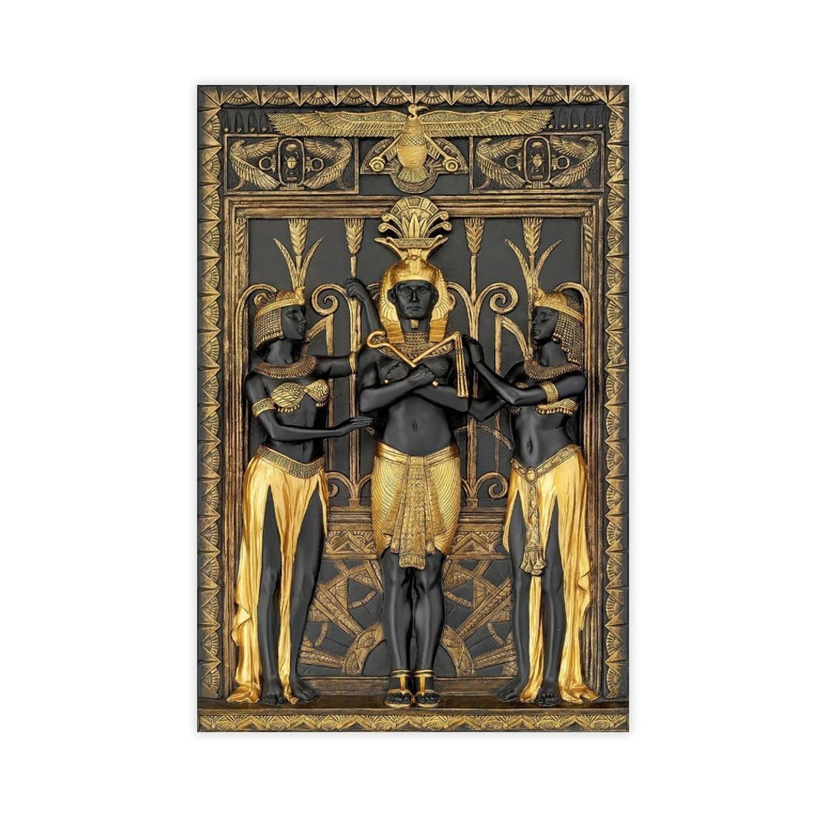 Bareronor Egyptian Art Poster Canvas Poster Bedroom Decor Landscape Office Room Decor Gift 24" L X 36" W