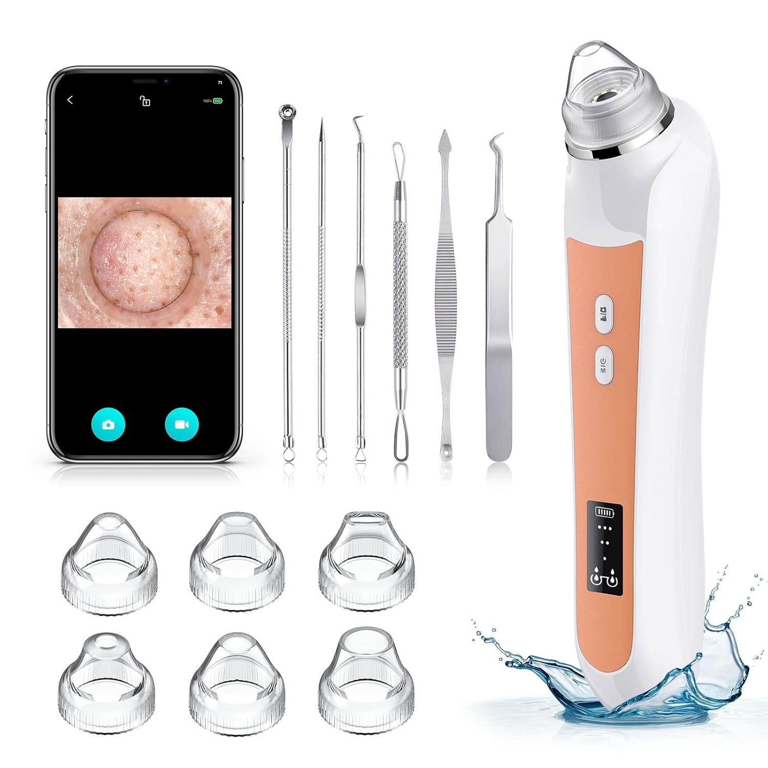 Blackhead Remover Vacuum, Black Head Extractions Tool with