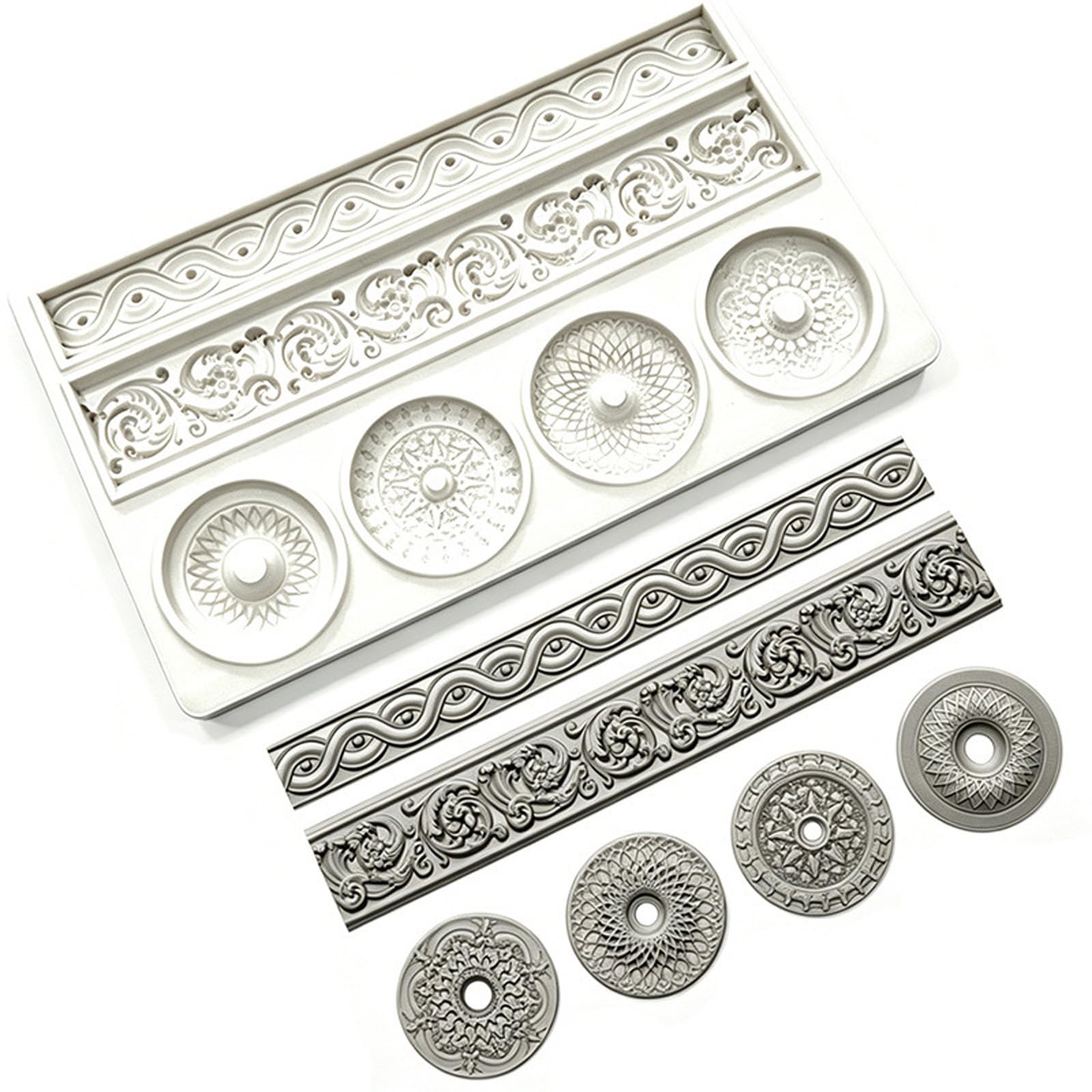 Xinsheinelry Artistic Silicone for Scented and Soaps with Easy Release Design Home Decoration