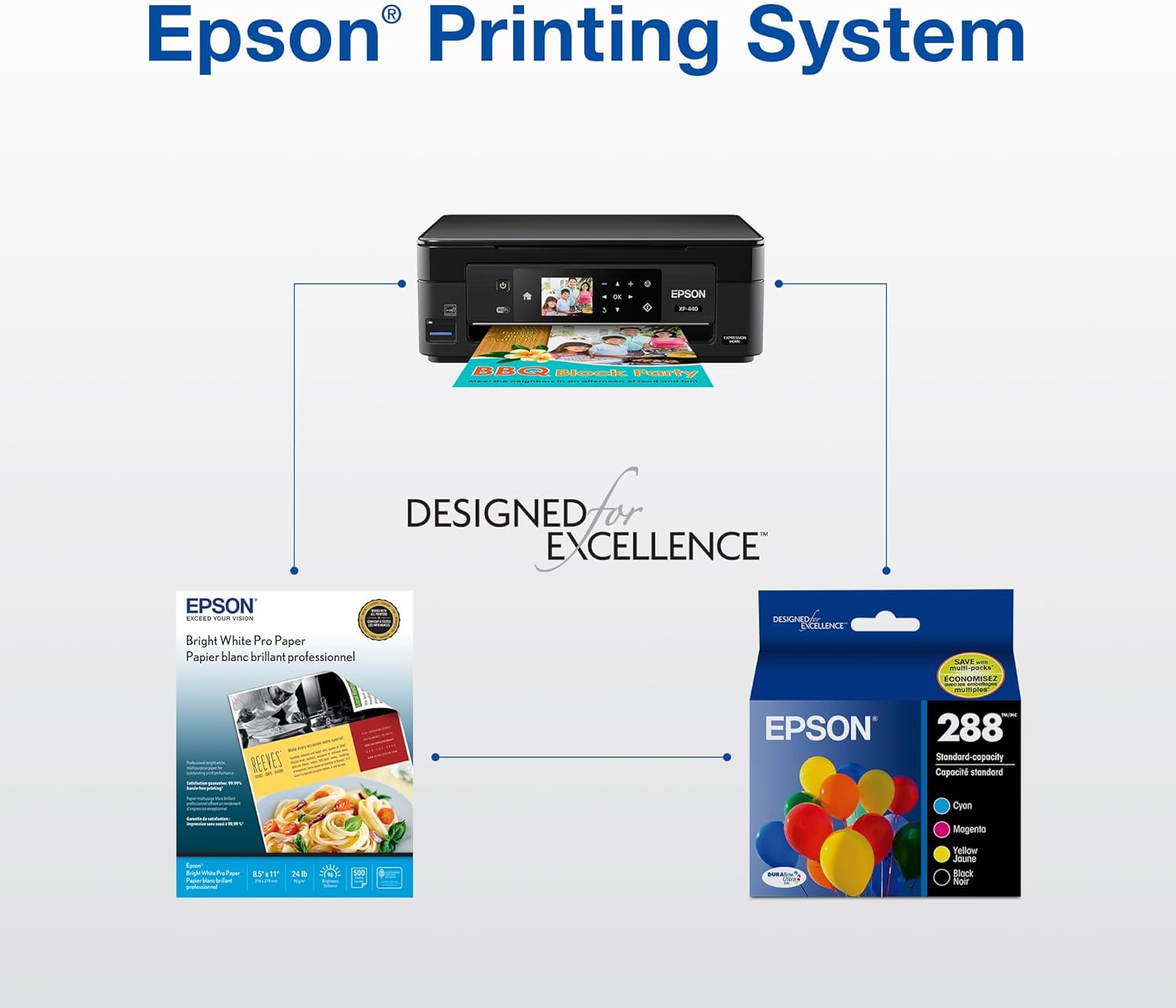 EPSON 288 DURABrite Ultra Ink Standard Capacity Yellow Cartridge (T288420-S) Works with Expression XP-330, 430, 434, 340, 440, 446