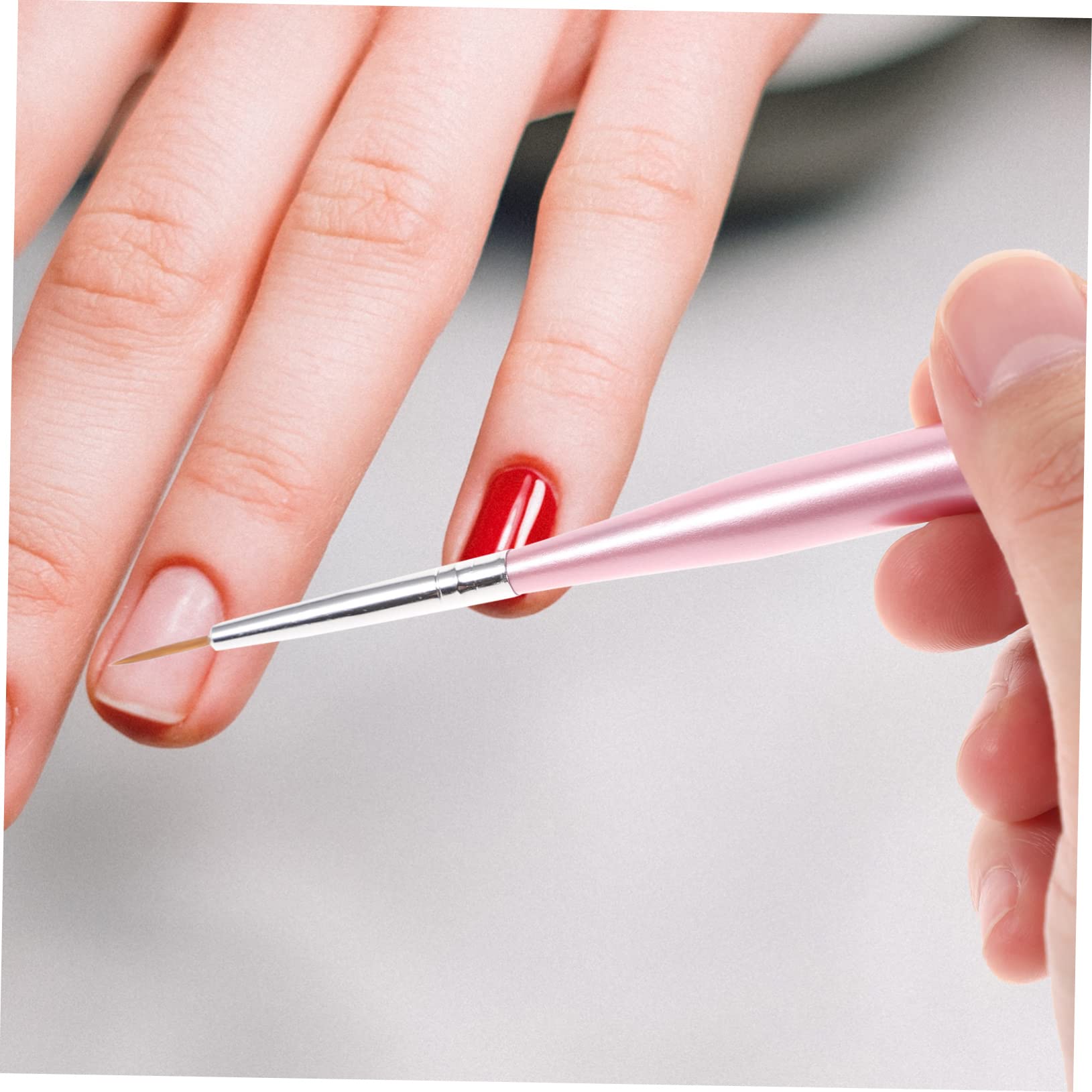 Healeved 35pezzi Pennelli Per Nail Art Manicure Professionale Con Manico Pennelli Doppia Testa Per Creazioni Di Unghie Per Estetiste e Appassionati Di Nail Art