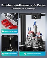 Vista 5 de SUNLU - Filamento PETG de 1.75 mm, resistente para impresora 3D, FDM, encordado ultrabaja, adhesión de capa excepcional y alta tenacidad