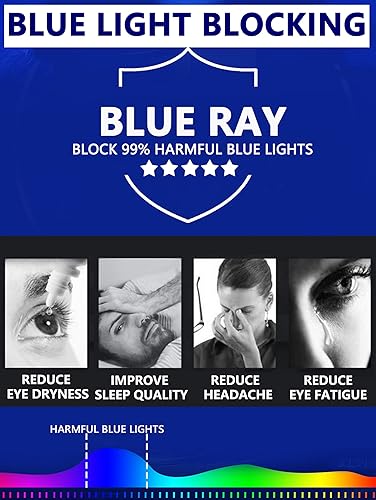 Miniatura 5 de JJWELL Paquete de 3 lentes de lectura con bloqueo de luz azul para mujer, antifatiga oculardeslumbramiento de computadora, lectores de filtro UV 400