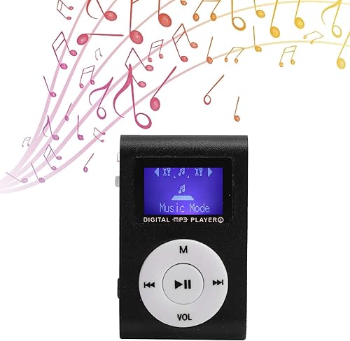 Miniatura 2 de CHICIRIS Mini reproductor de MP3, reproductor de música portátil con, expansión de 32 GB, ligero, pantalla LCD, 5 horas de reproducción, mini