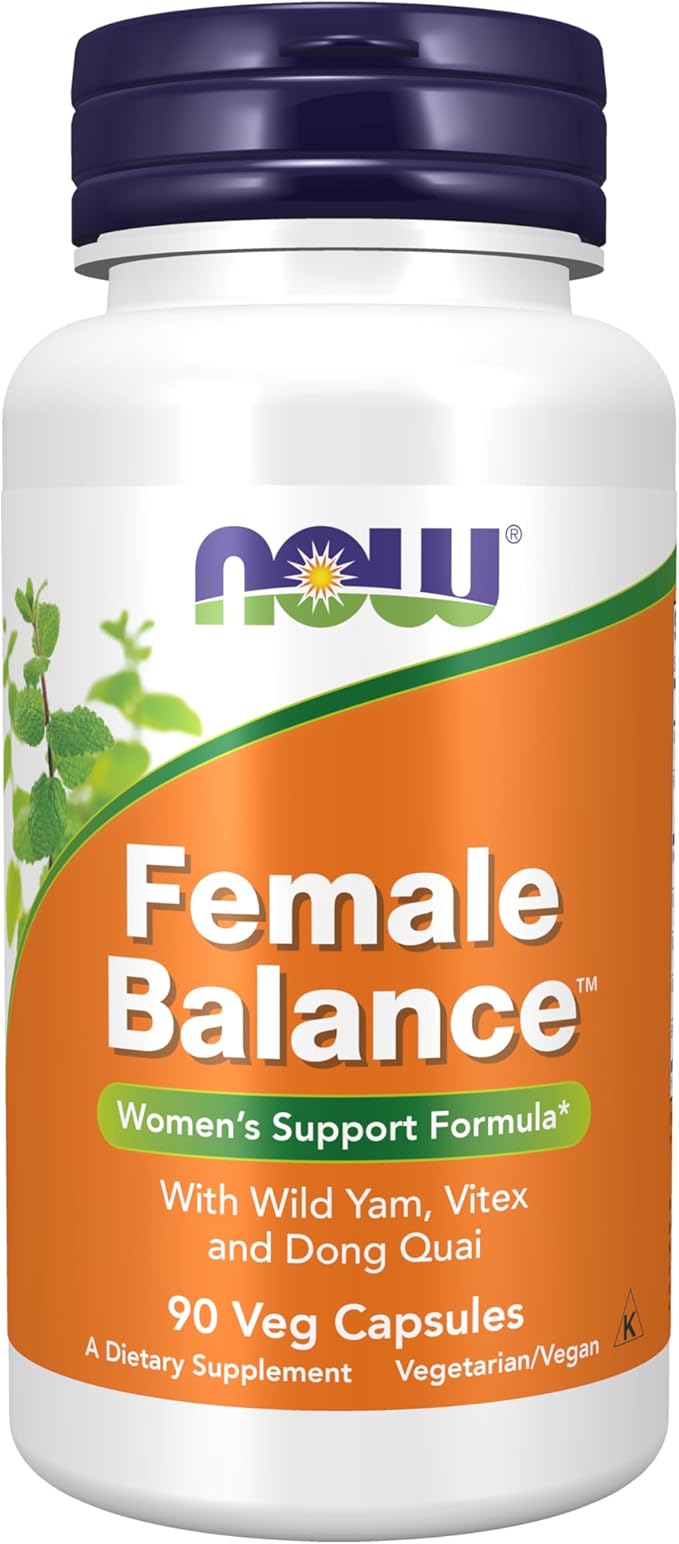 NOW Foods Female Balance Wild Yam, Vitex, Dong Quai