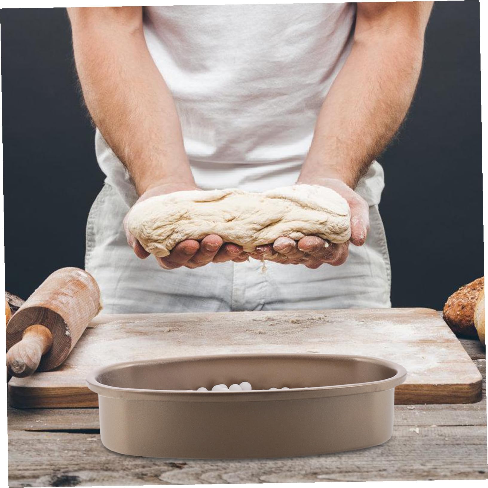 Pesas Para Tartas De Cerámica Reutilizables 500 g Piedra Natural Para Hornear Uniformemente Masas Crujientes Accesorio Para Horno Doméstico Bolsa De Tela