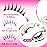 Veleasha Magnetic Eyelashes Manga Lashes Spiky Lash Magnetic Lashes with Applicator Natural Look Reusable No Glue Easy to Apply & Remove Soft False Eyelashes Lash Wispy (Chic)