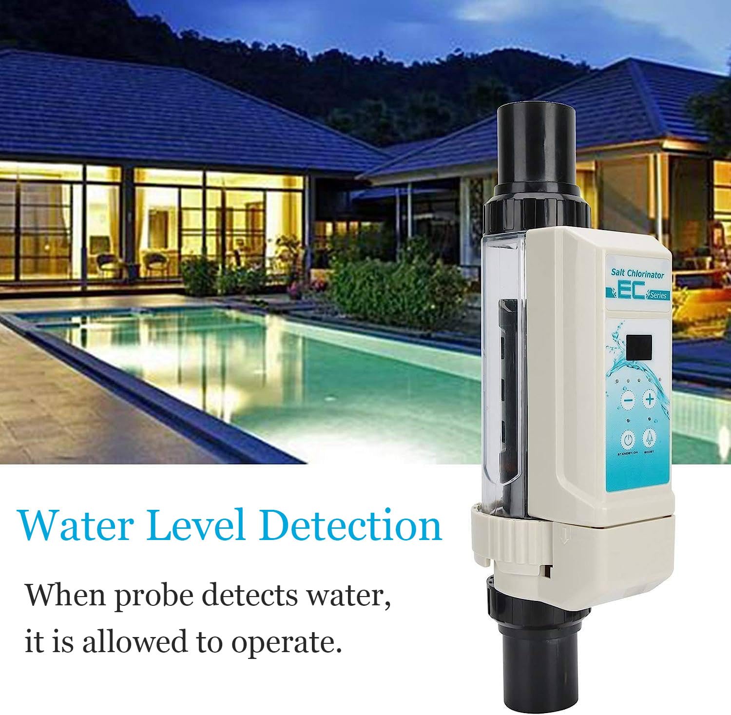 SPA Pool Salz Chlor Maschine 8g/12g/16g/20g/h Salzwasser Chlor Generator Elektrolyse Salz Chlorinator 12g/h