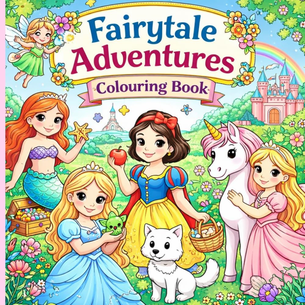 Fairytale Colouring Book: 24 Pages