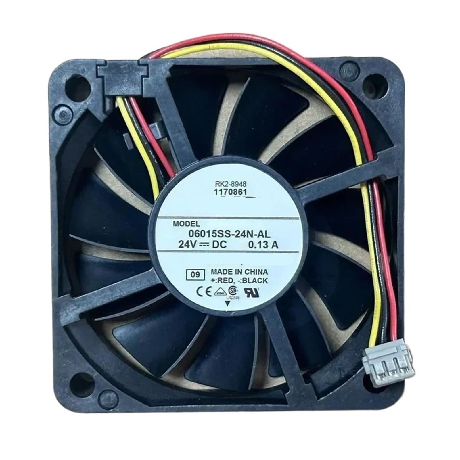 YMUGUEGH 1pcs 06015SS-24N-AL 6015 24V 0.13A 6cm fan