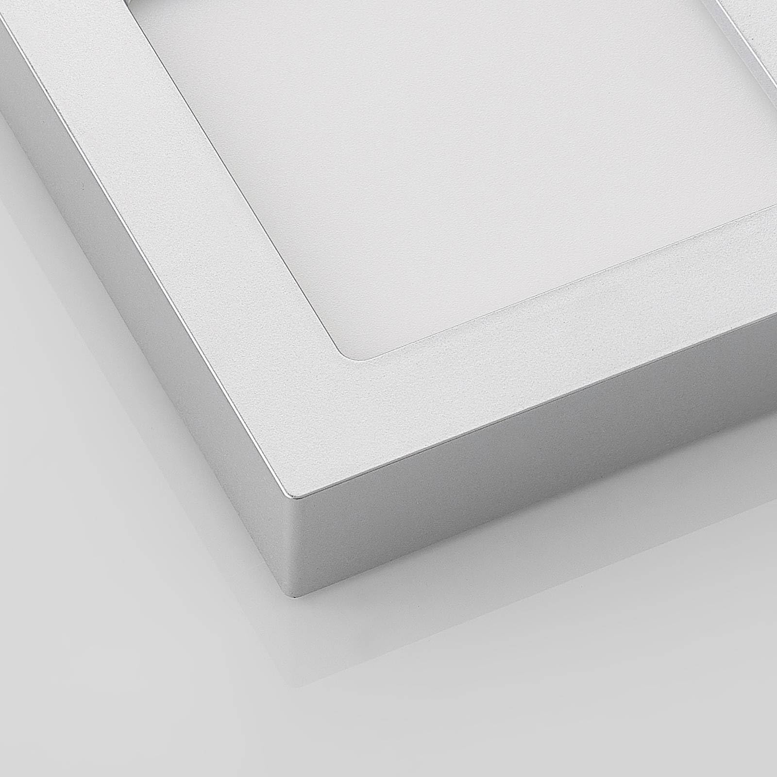 LED Lámpara de techo Alette (Moderno) en Gris hecho Aluminio e.o. para Cuarto baño (1 llama, lámpara, plafón