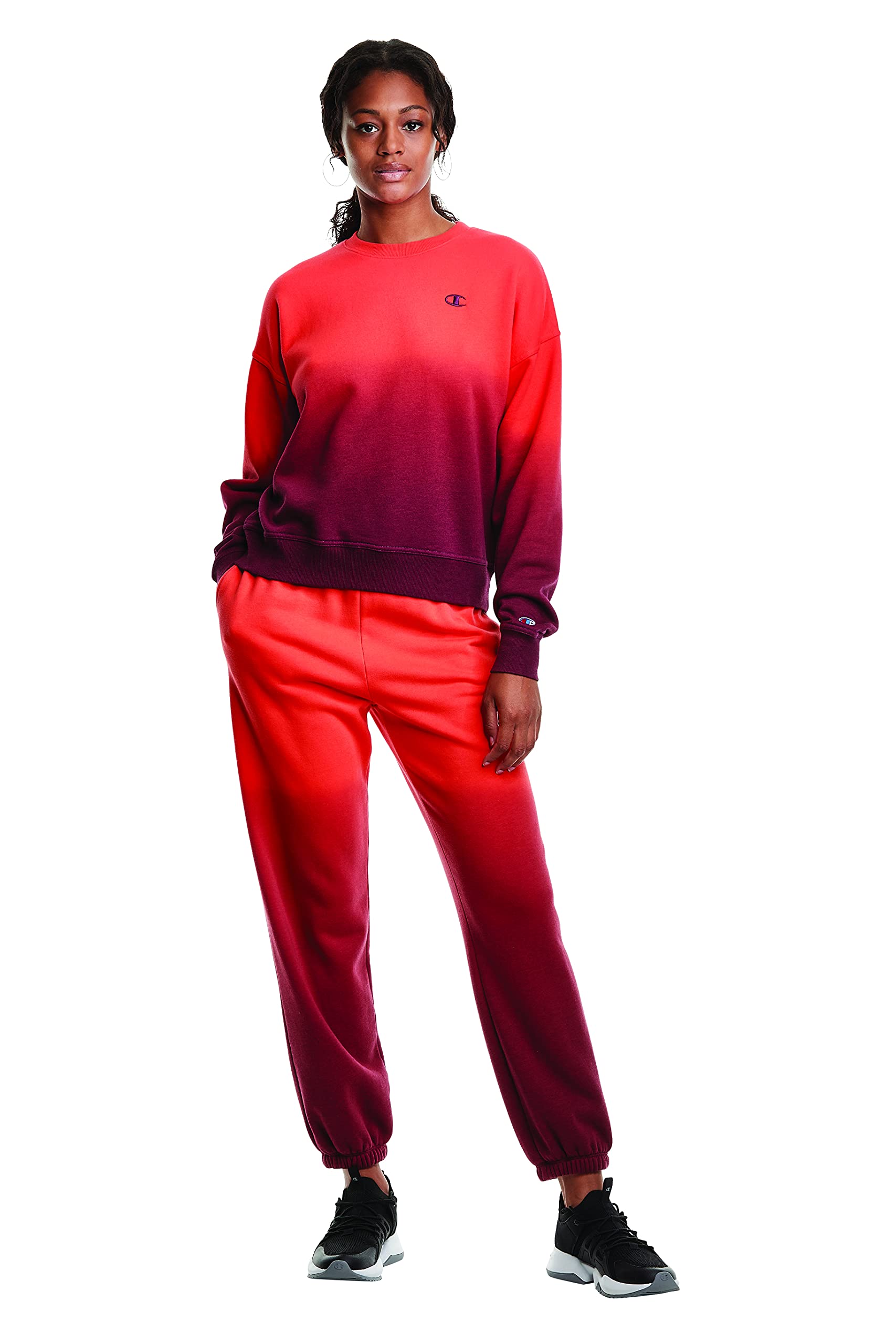 Champion Women's Crush-Dye Hoodie, Crewneck Hooded Sweatshirts for Women, Our Best Comfortable Hoodies for Women