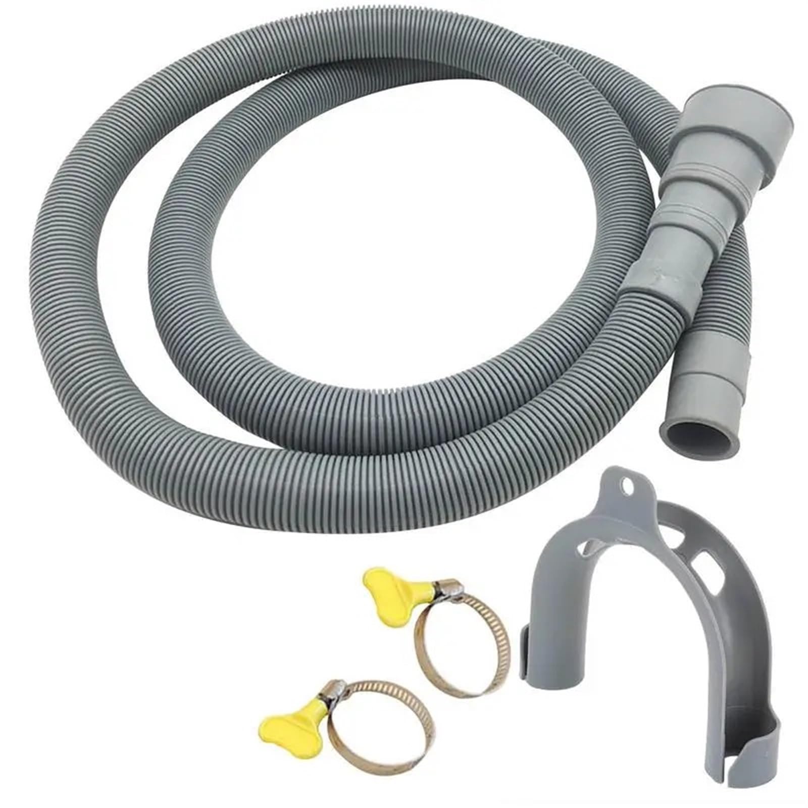 Manguera De Desagüe De La Lavadora Manguera de drenaje for lavadora y lavavajillas, tubo de extensión con juego de soporte, mangueras flexibles universales for lavadora