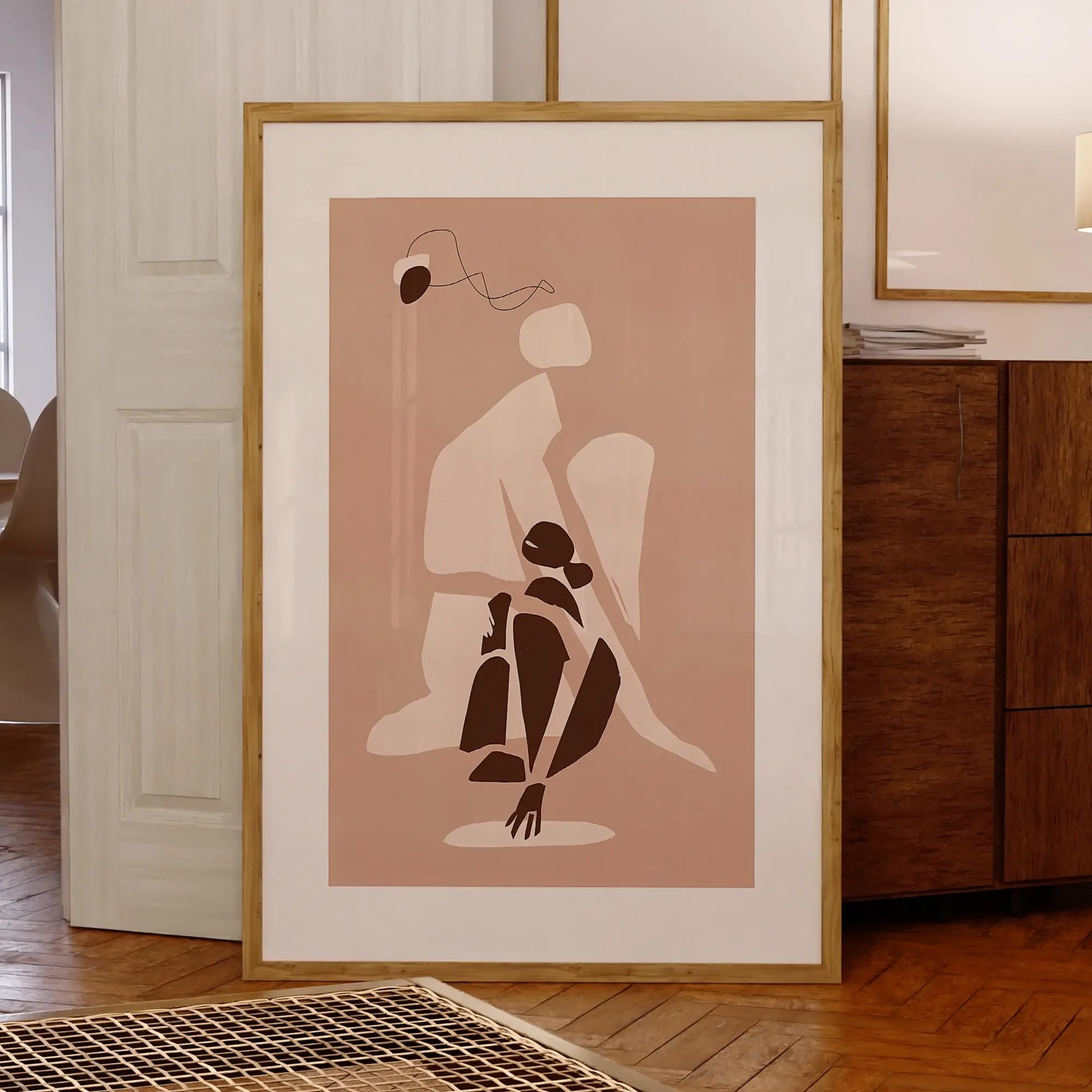 Toile moderne minimaliste pour salon, harmonie murale format 80x140 cm - 8