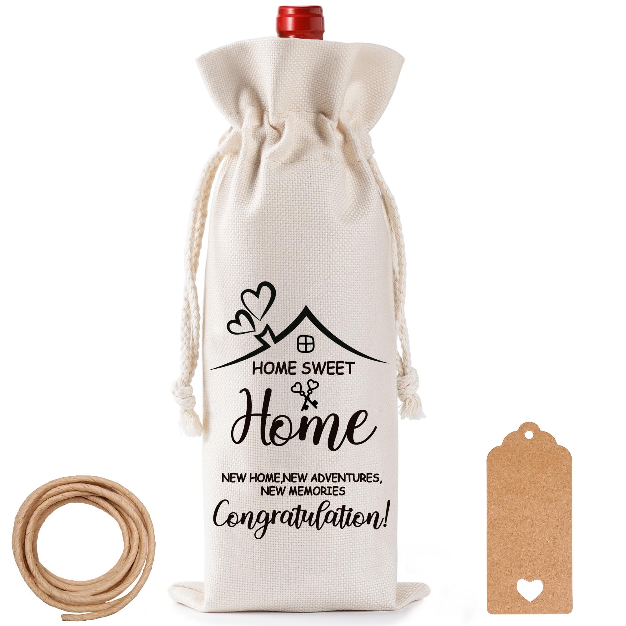 New Home Gifts Wine Bag