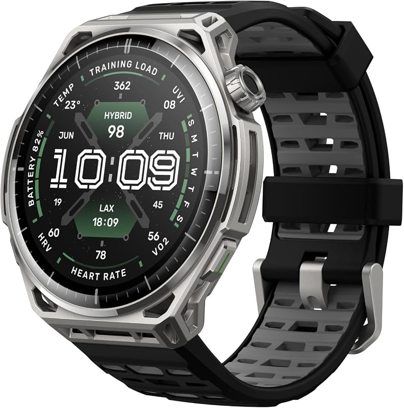 Reloj inteligente Balance 3, cristal de zafiro AMOLED de 1,5", iOS/Android | 48 mm, batería de 21 días, caja de acero inoxidable, GPS de doble banda, linterna, resistente al agua, 64 GB, mapas sin conexión, 180 modos deportivos