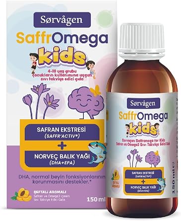 Sorvagen SaffrOmega Kids Safran ve Omega3 150 ML