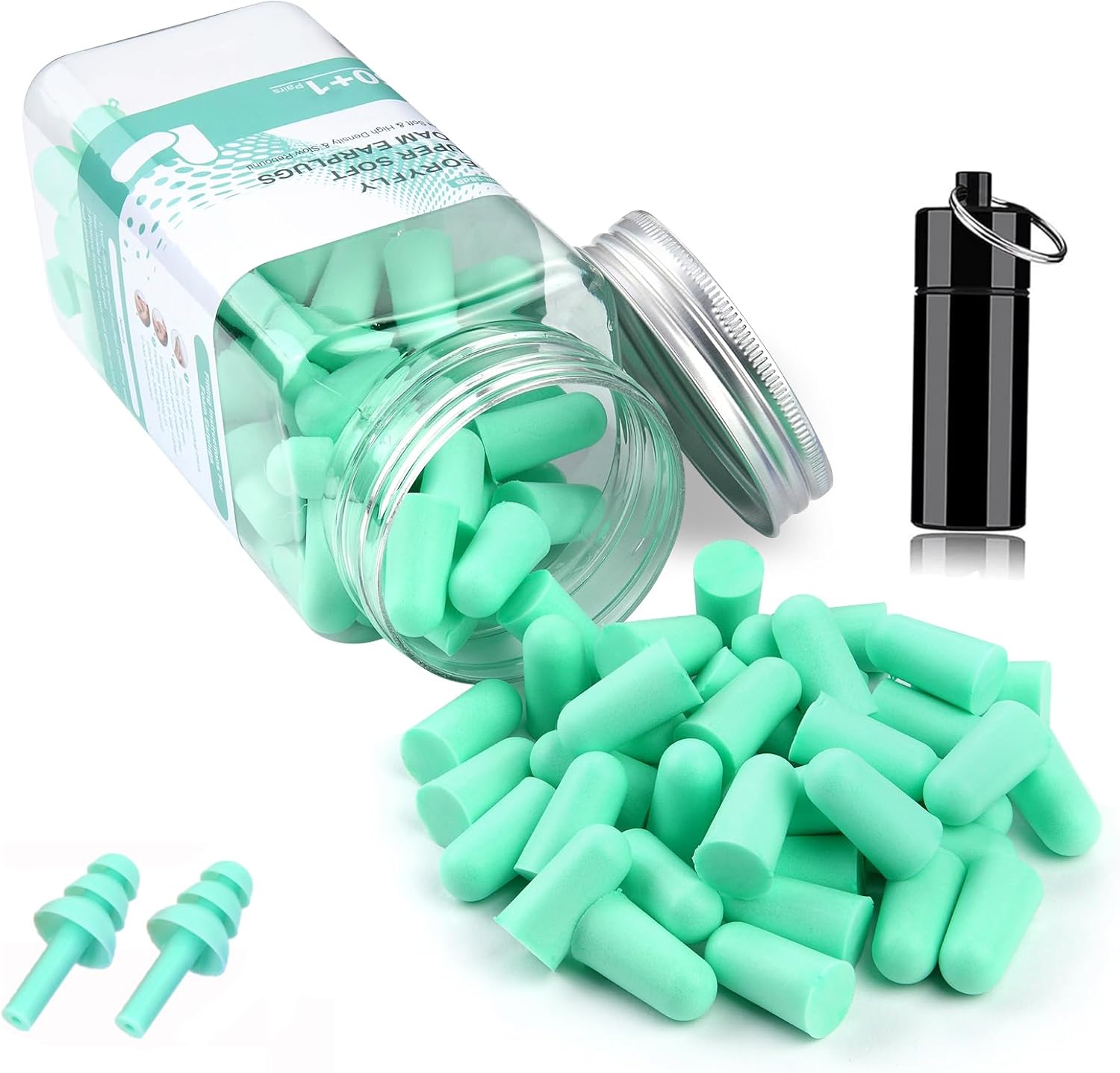 VeoryFly Ear Plugs for Sleeping Noise Cancelling Snoring, 61 Pairs38