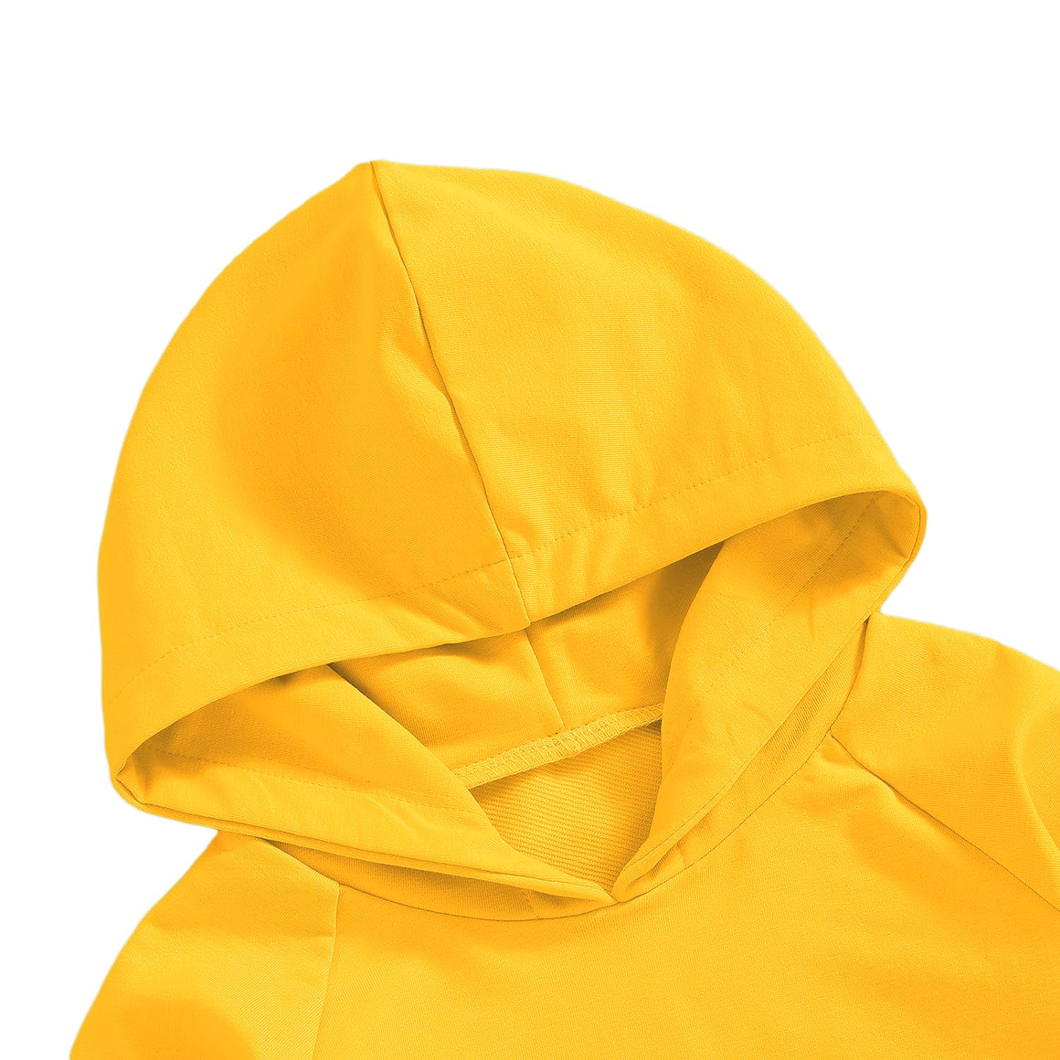 NOTWILD kids winter wear hoodies sweatshirt with jogger co-ords set for Boys and girls combo (4-5 YEAR, Yellow) 2