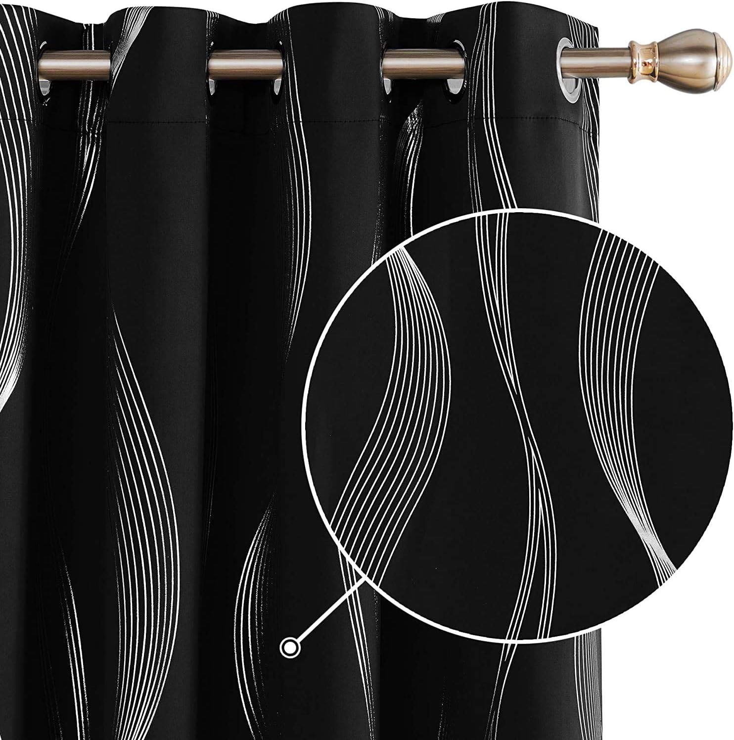 tenda oscurante per soggiorno 2 pannelli