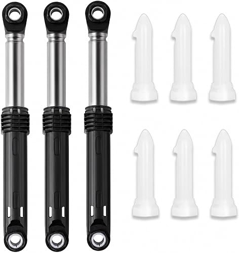 ACV72909503 Washer Shock Absorber Fit for LG Kenmore Elite Washer 3 Pack | Replaces ACV72909501 AP5974356 PS11707466 EAP11707466 3283589, includes 6 mounting pins, helps fix vibration and noise issues