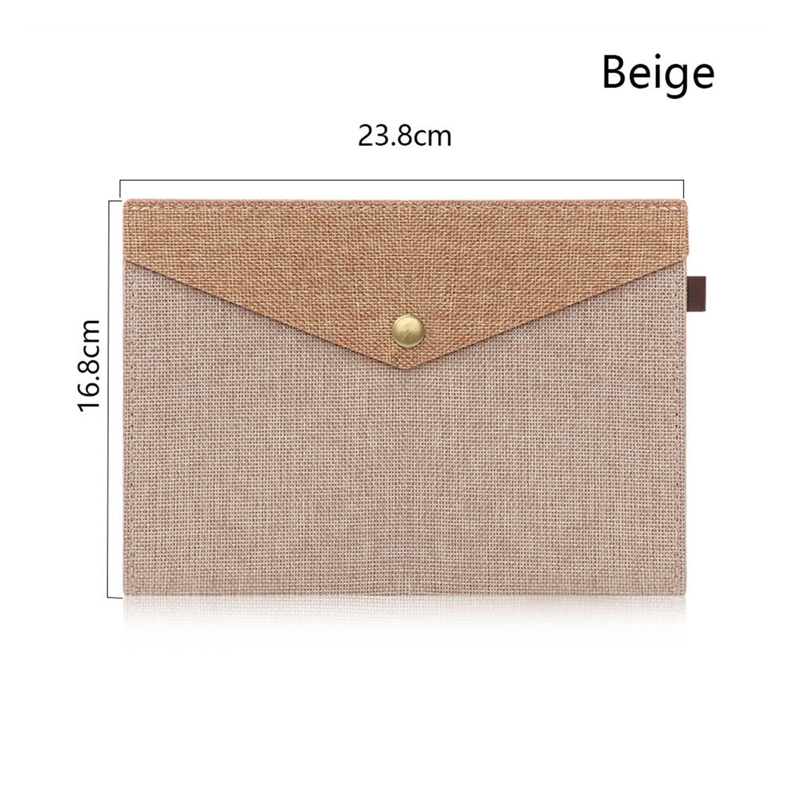 Torba na dokumenty A4/A5 Teczka z filcu płóciennego Uchwyt papier Prosty przenośny organizer Studenci Artykuły papiernicze 2 szt. Organizer(Beige S)