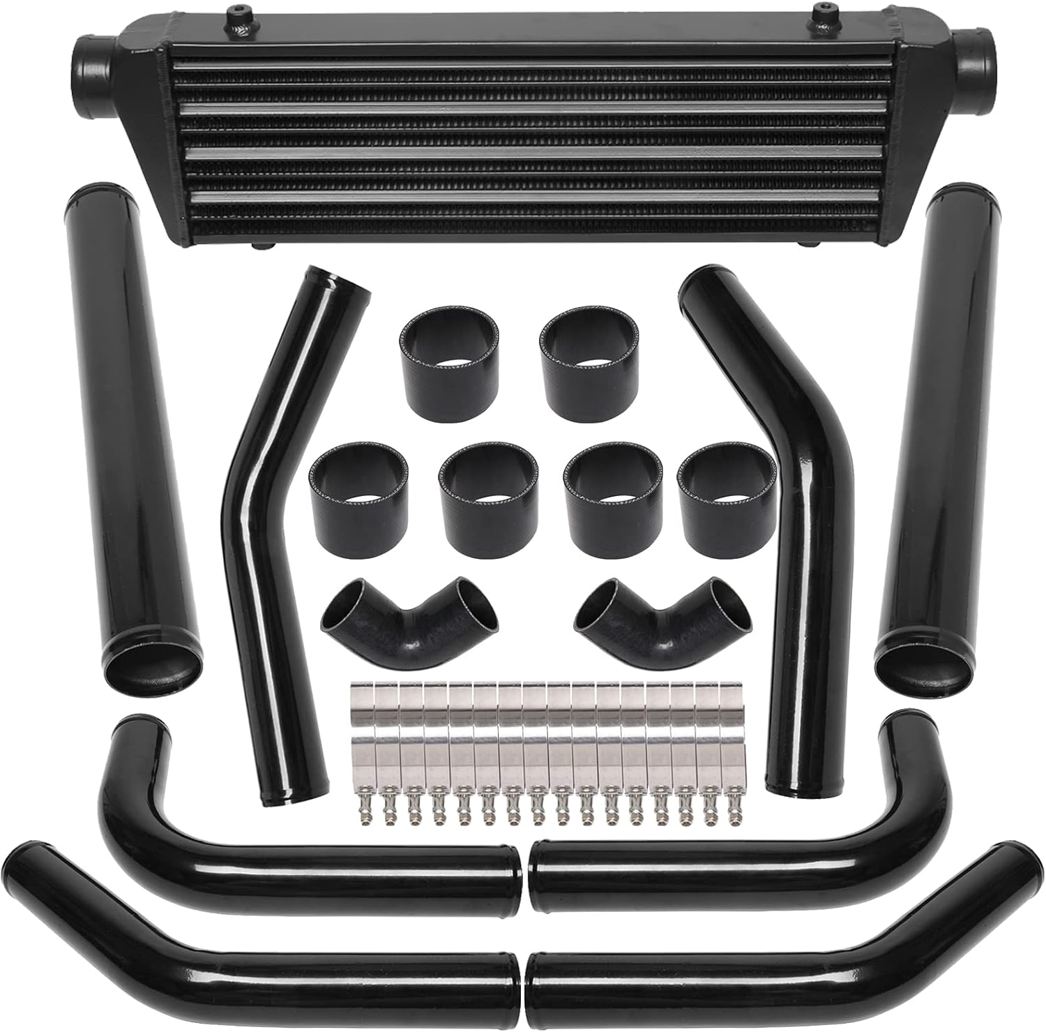 28" x 7" x 2.5" Universal Intercooler Kit with Intercooler