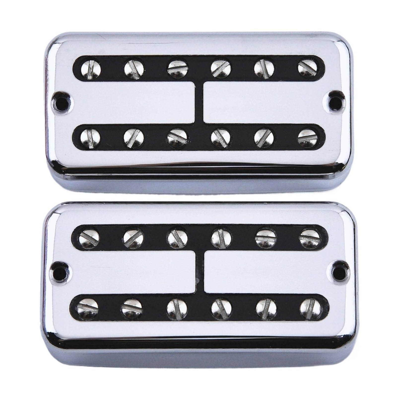 Juego de pastillas for guitarra Alnico II, mástil y puente, Filtertron TV JONES TYPE, cromado | Neck 4K Bridge 4.8K