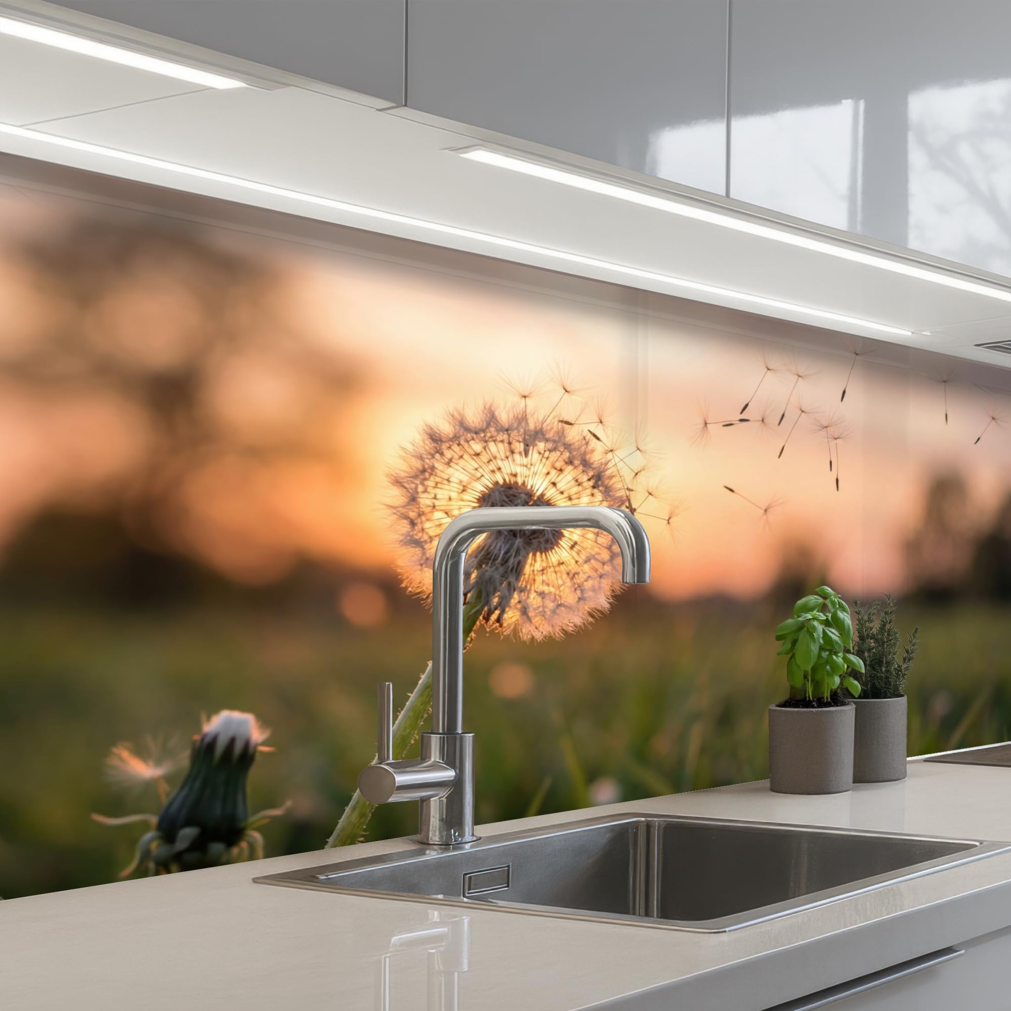 KitchenYeah© Splashback for Kitchen self-Adhesive Wall Protector Splash