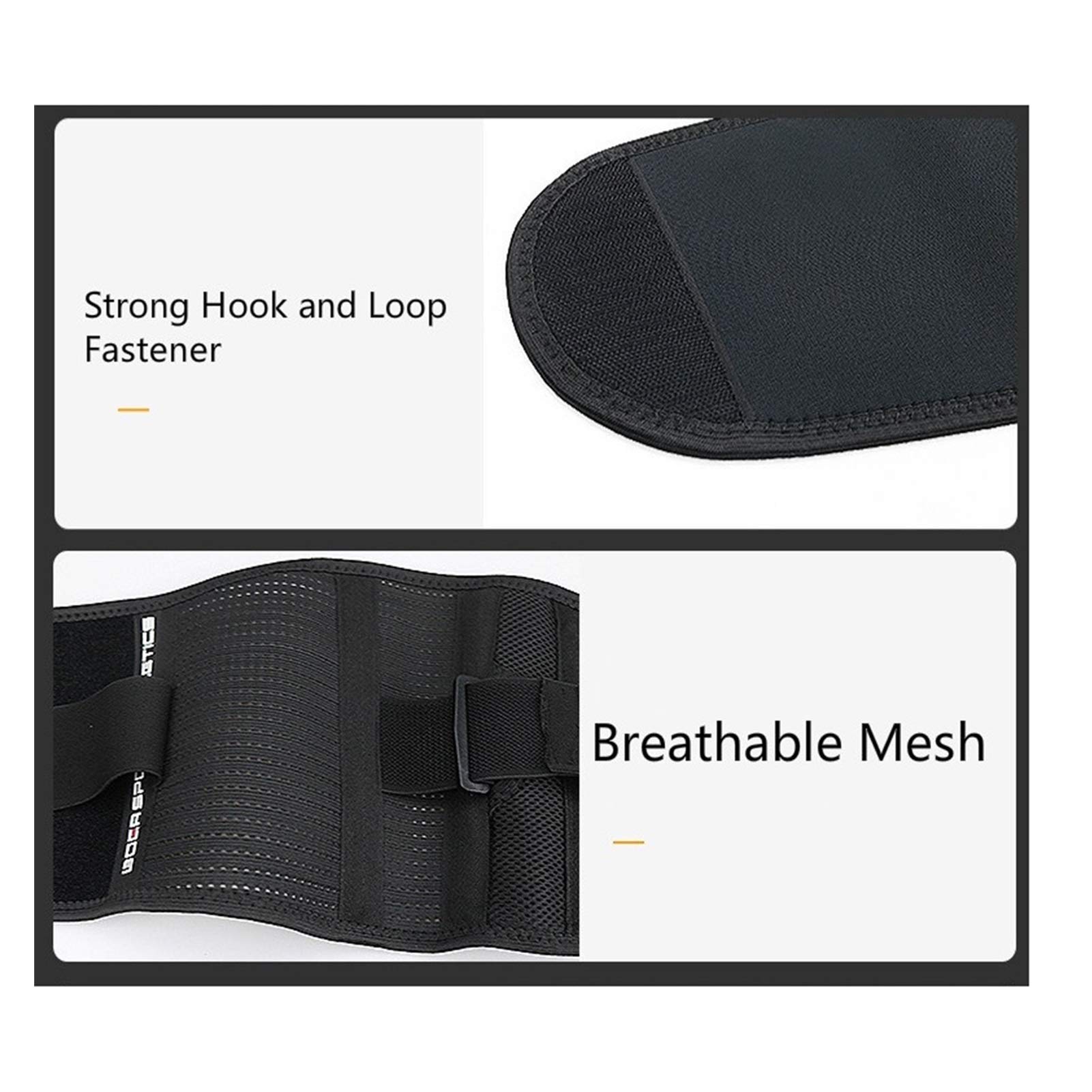 DSMYYXGS Kompressionsbandage für Lendenwirbelsäule, Taillenschmerzen, Rückenverletzungen, Stützbandage für Fitness, Gewichtheben, Fitnessstudio, Sport, Sicherheit, Korrektur (Größe : Einheitsgröße)