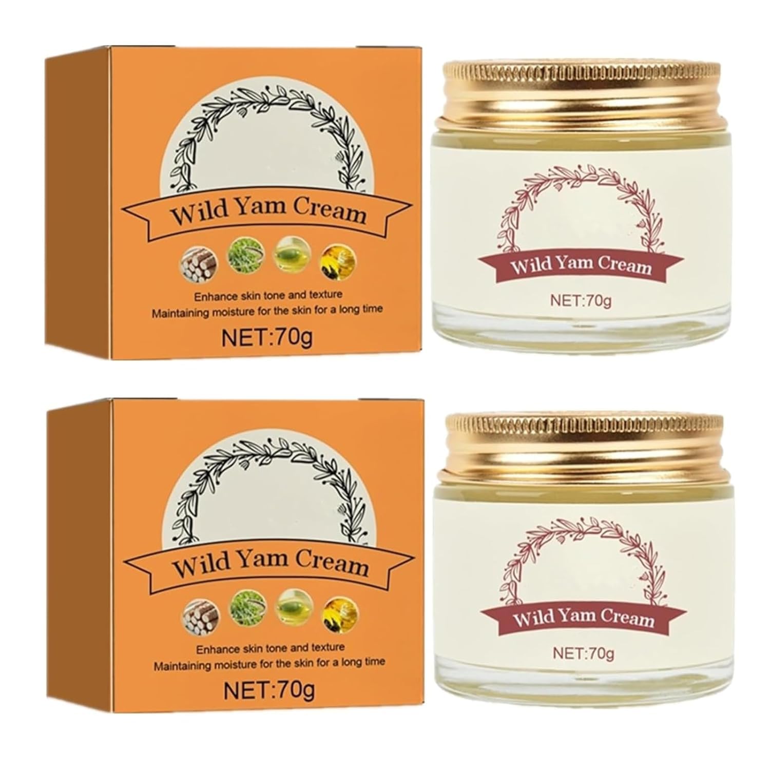 Anna’s Organic Wild Yam Cream for Women Low Tox