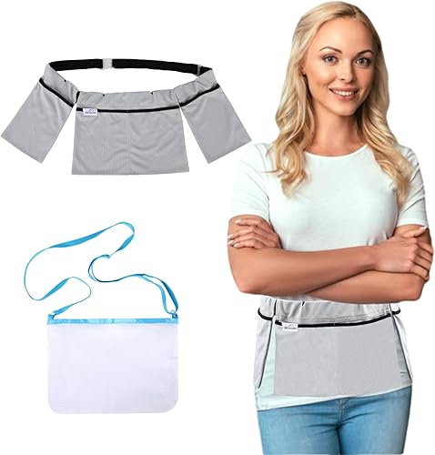 Toma el control de tu recuperación con nuestra innovadora bolsa de drenaje para mastectomía para ducha (gris)