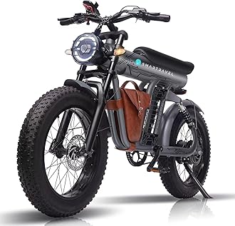 SMARTRAVEL Electric Bike for Adults,Ebike with 1200W Brushless Motor,23.2Ah Battery,UL&GCC Certification,20”x4.0 Fat Tire,32MPH Commuter Electric Bicycle,with Front/Rear Turn Signals