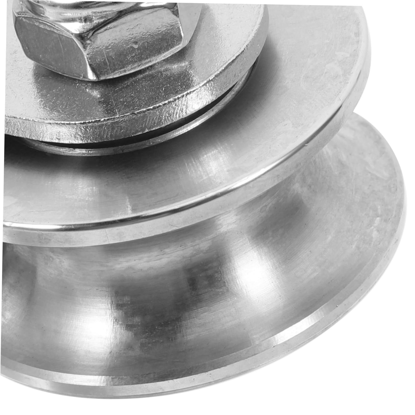 Carrucola in Acciaio Inox 48mm Cuscinetti Interni, 2 Pezzi